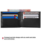 Victorinox Altius Alox Slim Bi-Fold Wallet (Black)