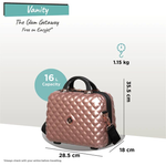 It Luggage Glitzy (Rose Gold)