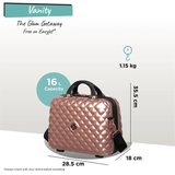 It Luggage Glitzy (Rose Gold)