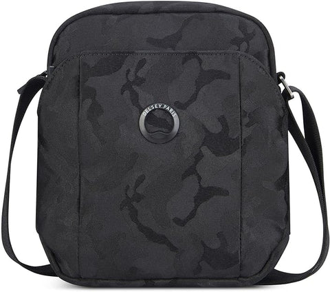 Delsey Paris Picpus 1 Vert Mini Bag (Black Camouflage)