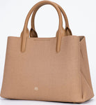 Itti Trapez Handbag (Beige)