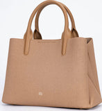 Itti Trapez Handbag (Beige)