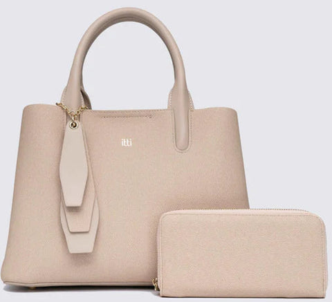 Itti Trapez Handbag (Off-White)