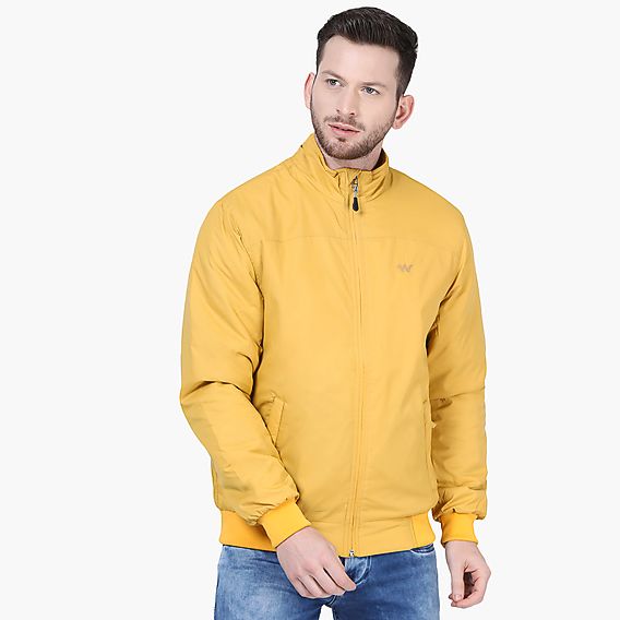Vtg Peters Sport Jacket Long Sleeve Zip Solid Mustard Yellow Mens Sz 40 |  eBay